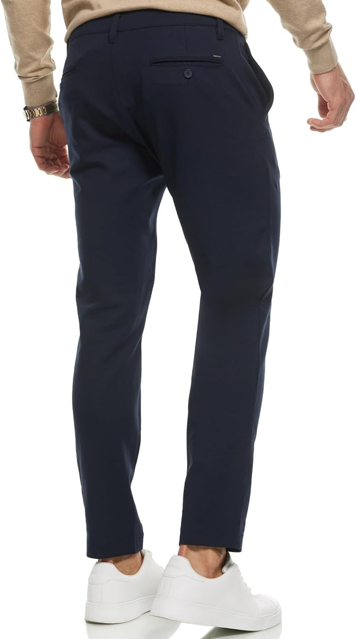Indicode Herren Rodekro Performance Pants | Chinohose Herrenhose Super Stretch Stoffhose Bequeme Bus