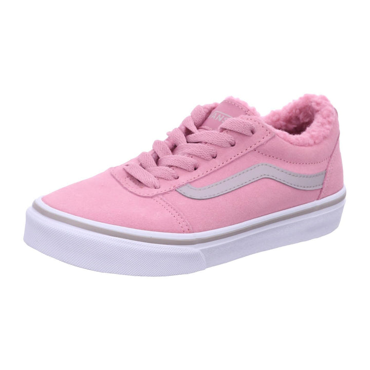 Vans Ward Platform Sneaker, Patchwork Light Blue, 36 EU 32 EU Suede Sherpa Foxglove, 32 EU Suede She