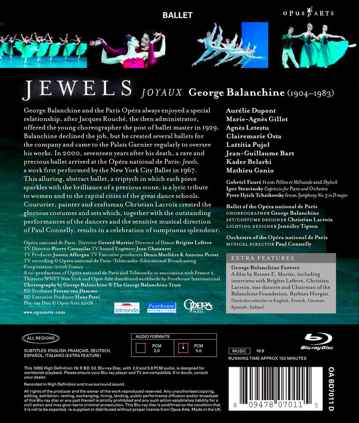 Jewels - Joyaux, Blu-ray