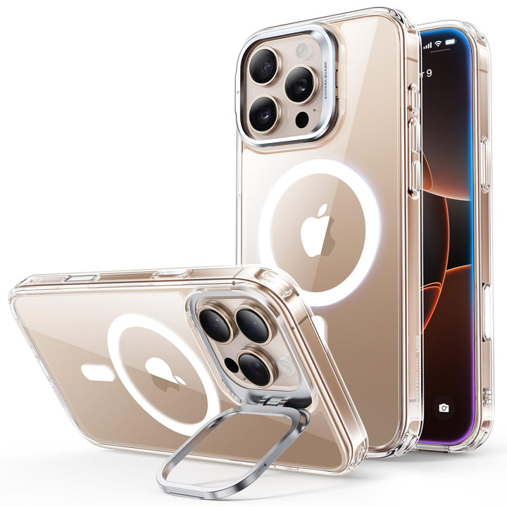 ESR für iPhone 16 Pro Max Hülle [Kamerasteuerung] Kompatibel mit MagSafe [Versteck Robust Ständer] M