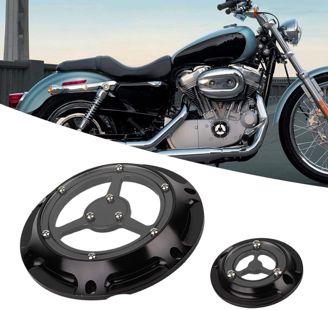 Timer Cover, Derby Cover, Aluminium Motorrad Derby Cover Timing Timer Cover Set für XL XR 883 1200(S