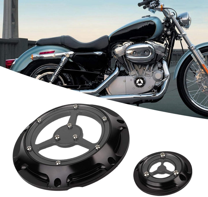 Timer Cover, Derby Cover, Aluminium Motorrad Derby Cover Timing Timer Cover Set für XL XR 883 1200(S