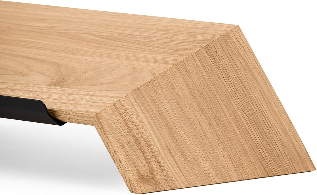 Oakywood - Laptop Ständer Holz - Notebook Stand - für Laptops 13-14", Hand Made, mit Metall Halterun