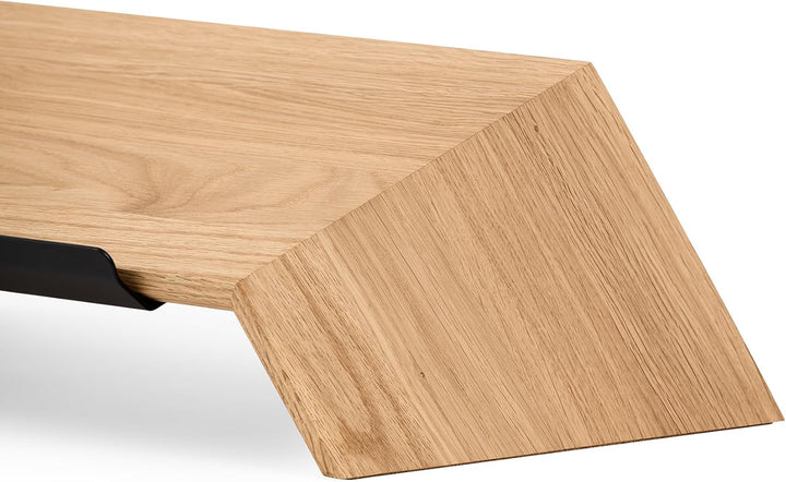 Oakywood - Laptop Ständer Holz - Notebook Stand - für Laptops 13-14", Hand Made, mit Metall Halterun