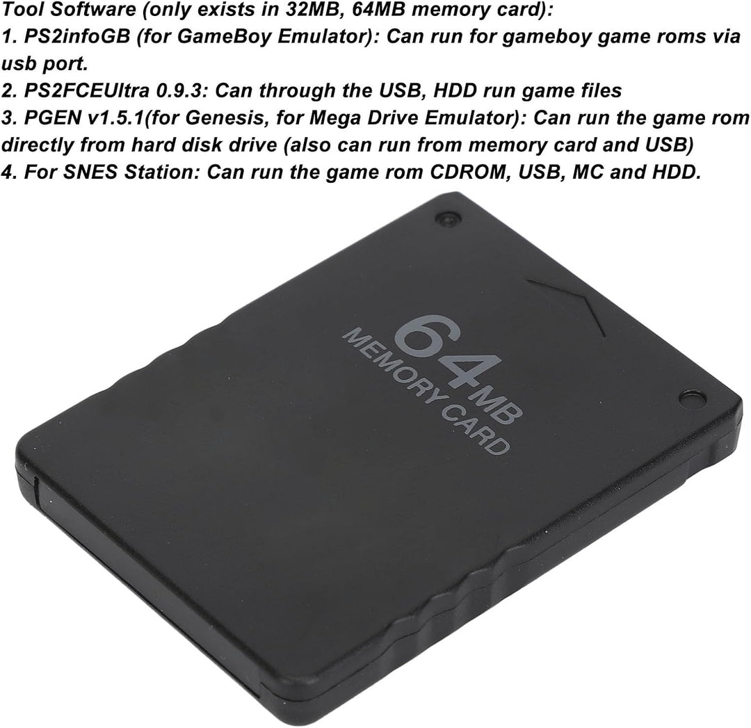 für PS1-Speicherkarte, Speicherkarte für PS1, 8 MB/16 MB/32 MB/64 MB Optionaler Speicherkartenstick