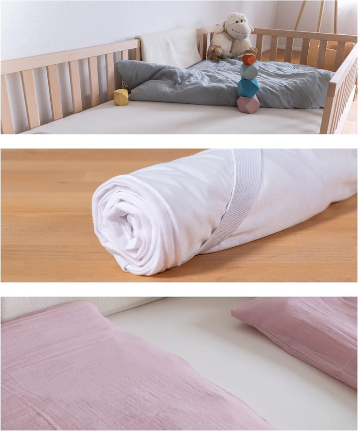 Ehrenkind® Matratzenschoner wasserdicht | 100% Lyocell + Membrane | Oeko-Tex Zertifiziert | Auslaufs