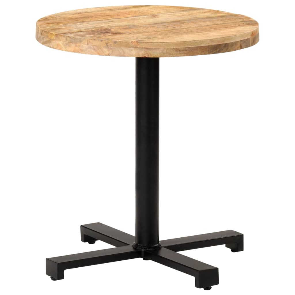 vidaXL Raues Mangoholz Bistrotisch Bartisch Stehtisch Tresentisch Küchentisch Esstisch Bartresen Tis