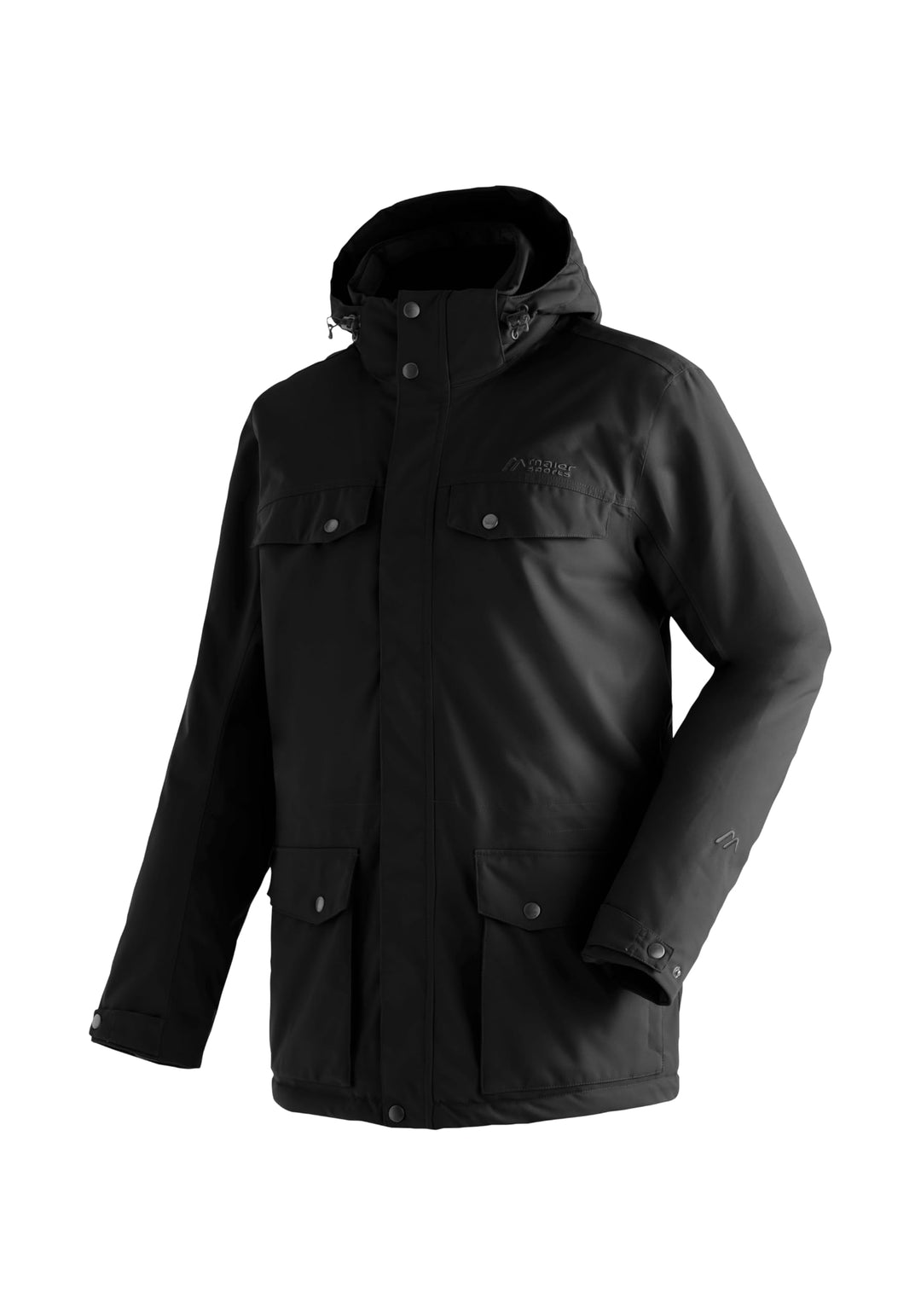 Maier Sports Herren Knuth Jacke 48 Schwarz, 50