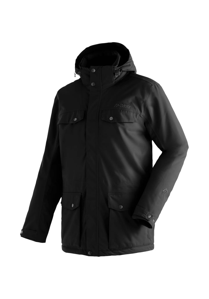 Maier Sports Herren Knuth Jacke 48 Schwarz, 50