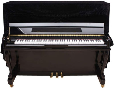 Alomejor Schutzhülle für Klavier, Velours, Klavierbezug, Stoff, komplett, Pleuche, Staubschutz, für