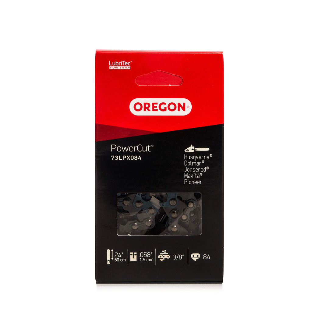 Oregon PowerCut 73LPX Sägekette passend für 60 cm Dolmar, Husqvarna Motorsägen, 84 Treibglieder 84 m