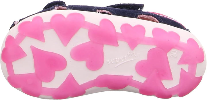 Superfit Baby Mädchen Fanni Sandalen 22 EU Blau Rosa 8000, 22 EU Blau Rosa 8000