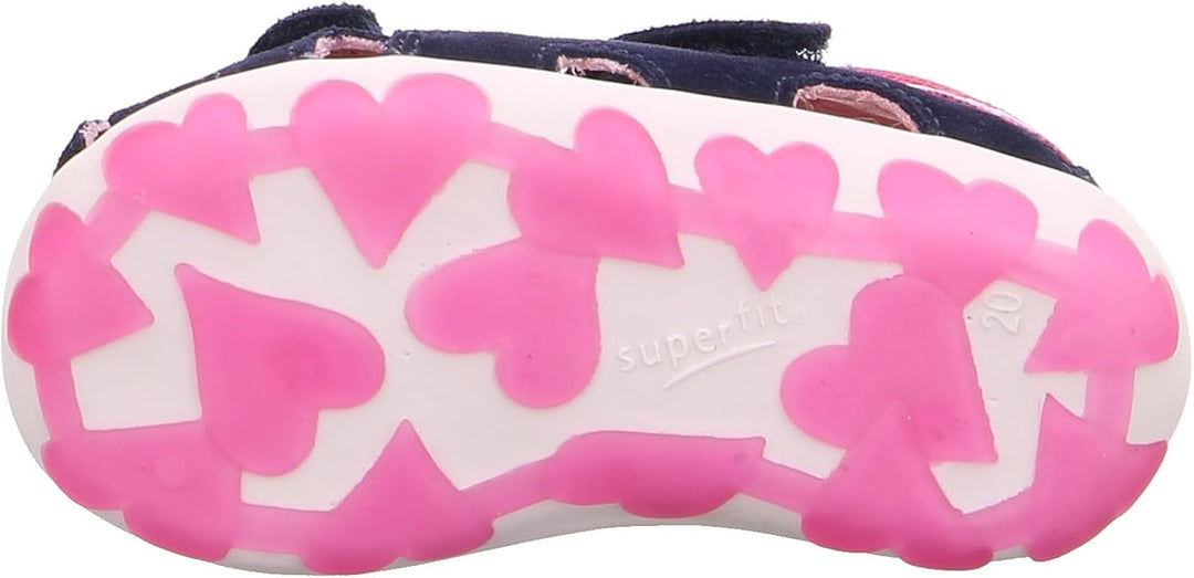 Superfit FANNI Sandale 0-609037 Mädchen 21 EU Blau Rosa 8000, 21 EU Blau Rosa 8000