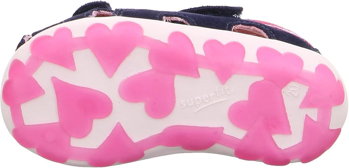 Superfit FANNI Sandale 0-609037 Mädchen 21 EU Blau Rosa 8000, 21 EU Blau Rosa 8000