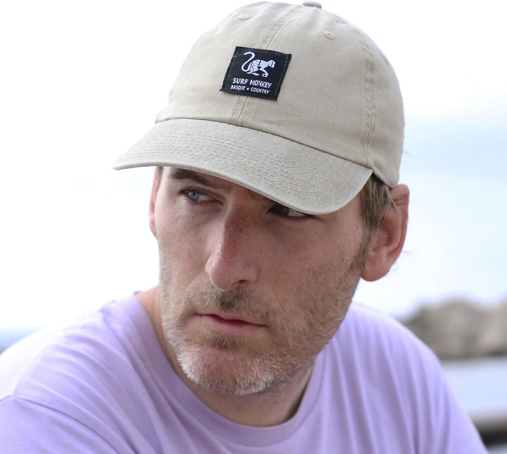 DRESSED IN MUSIC PLAY WITH ME Baseballmütze Classic Surf Monkey® - Dad Cap aus Baumwolle ohne Strukt
