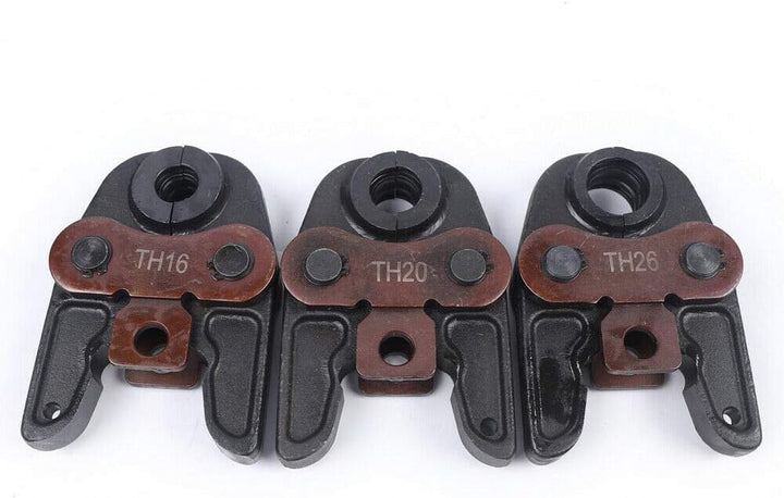 LENJKYYO Verbundrohr Presszange Werkzeugset Pressbacke mit Werkzeugset mit TH16-20-26mm Metall mit M