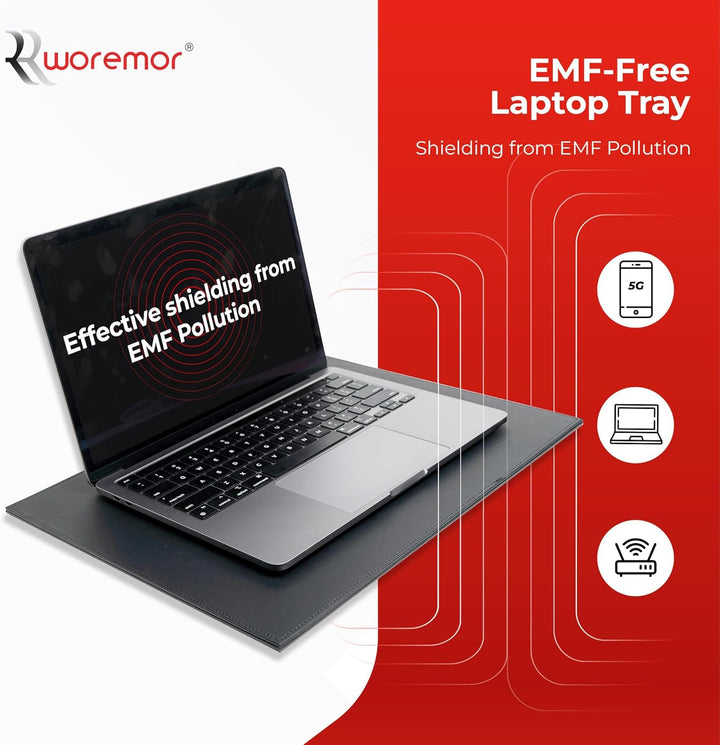 EMF Laptop-Tablett – Abschirmung von ELF und RF von Computer, Tablets, Handys, Schwarz (30,5 x 40,6