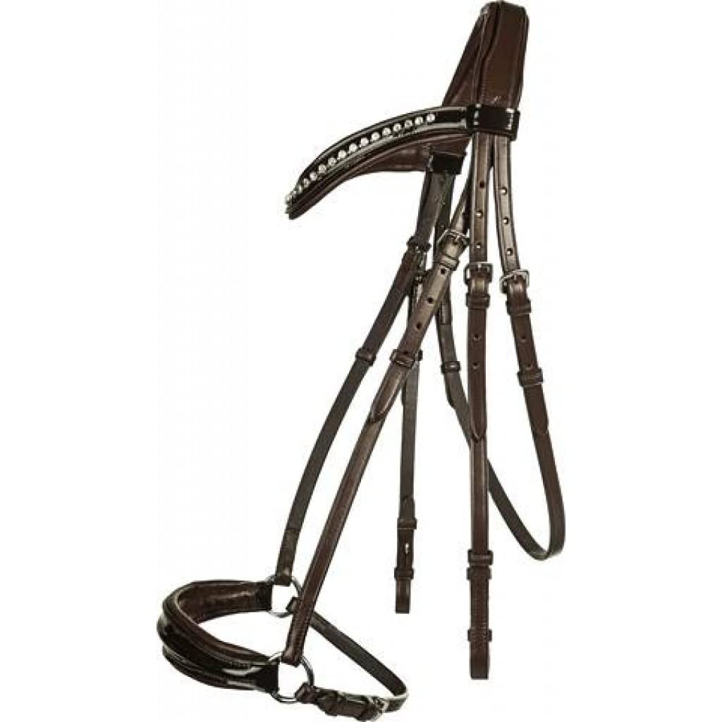 HKM Trensenzaum Carolin braun Pony S Single Braun, S Single Braun