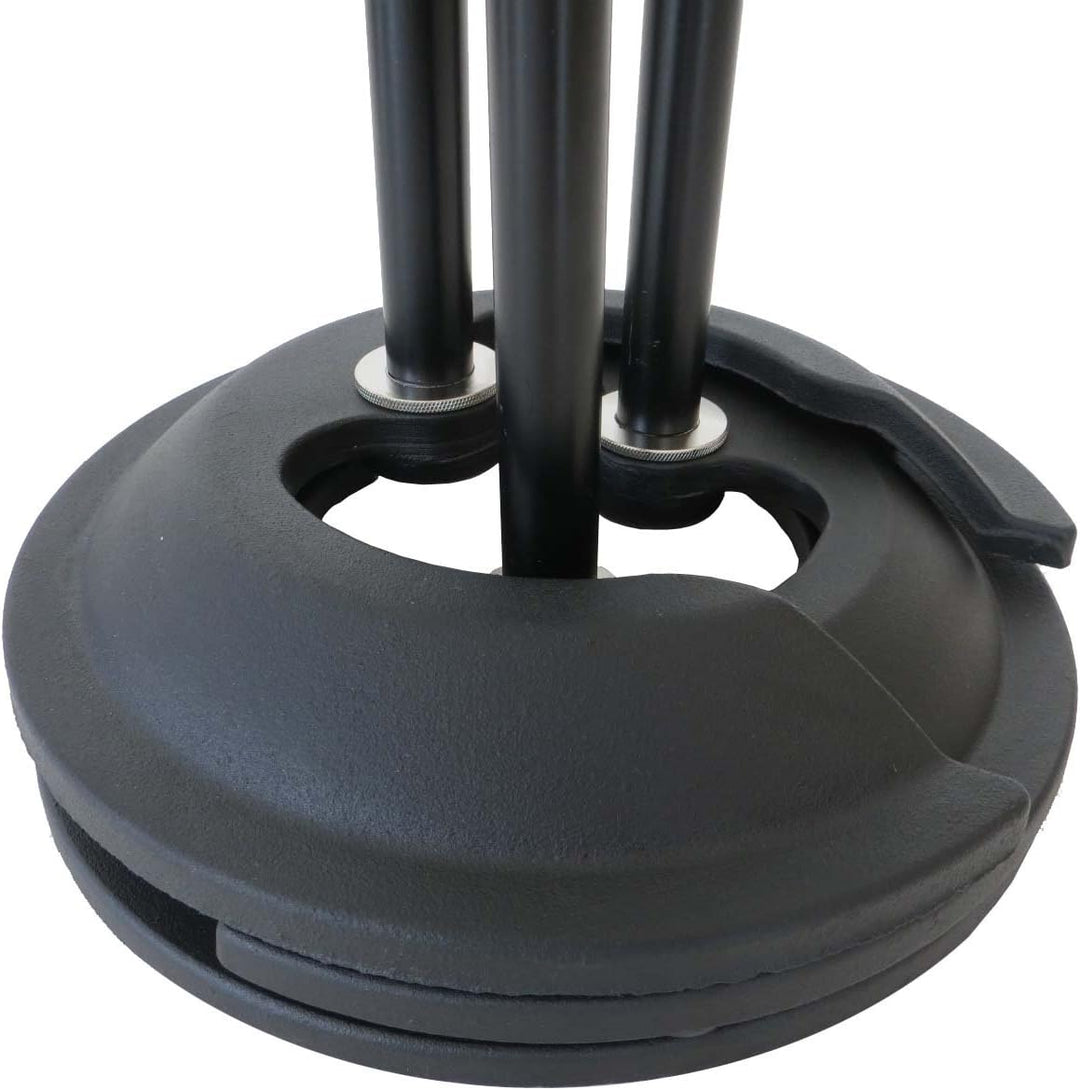 keepdrum MS096 Mikrofonständer gerade + Kugelgelenk Stativ-Adapter 1/4" zu 3/8"