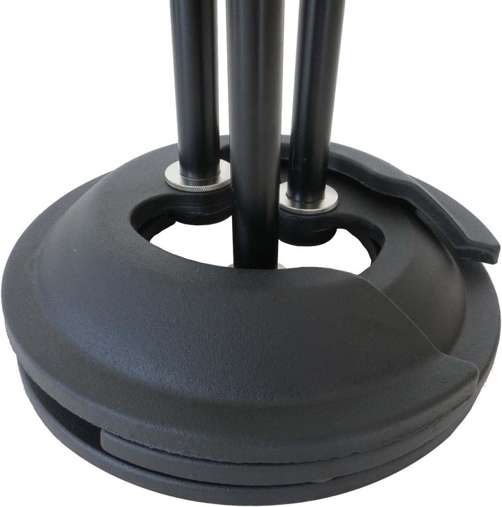 keepdrum MS096 Mikrofonständer gerade + Kugelgelenk Stativ-Adapter 1/4" zu 3/8"