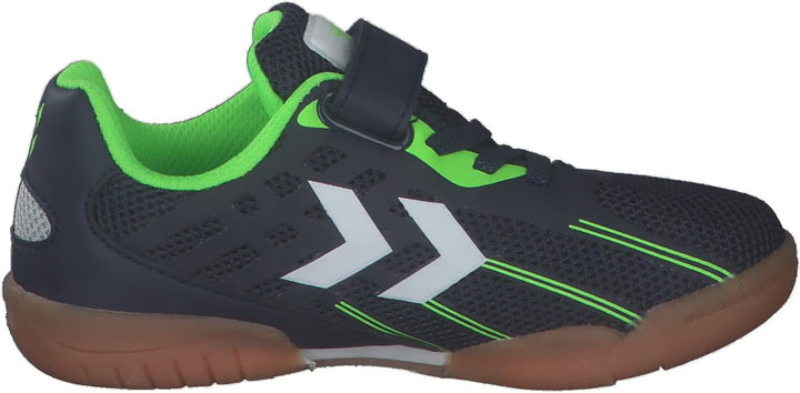 hummel Klettverschluss Multisport Shoe Root Elite Handball Kinder Grösse 28 EU Spectrum Blue, 28 EU
