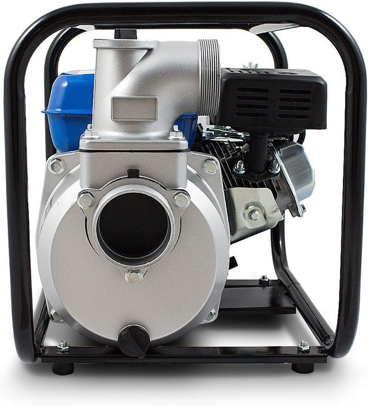 BITUXX® Benzin Schmutzwasserpumpe 3" Wasserpumpe Motorpumpe Kreiselpumpe Gartenpumpe Teichpumpe 6,5