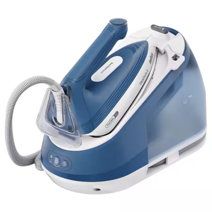 Braun CareStyle 3 – Kompaktes Dampfbügeleisen mit 7 Bar Boiler, Eco iCare-Technologie, FreeGlide 3D-