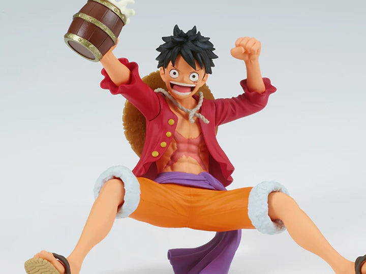 One Piece Actionfigur Monkey D Luffy It's a Banquet aus Kunststoff, von Bandai., Bandai