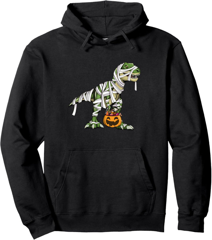 Lustige Mama Dinosaurier Trex Halloween Trick Rawr Treat Kürbis Pullover Hoodie