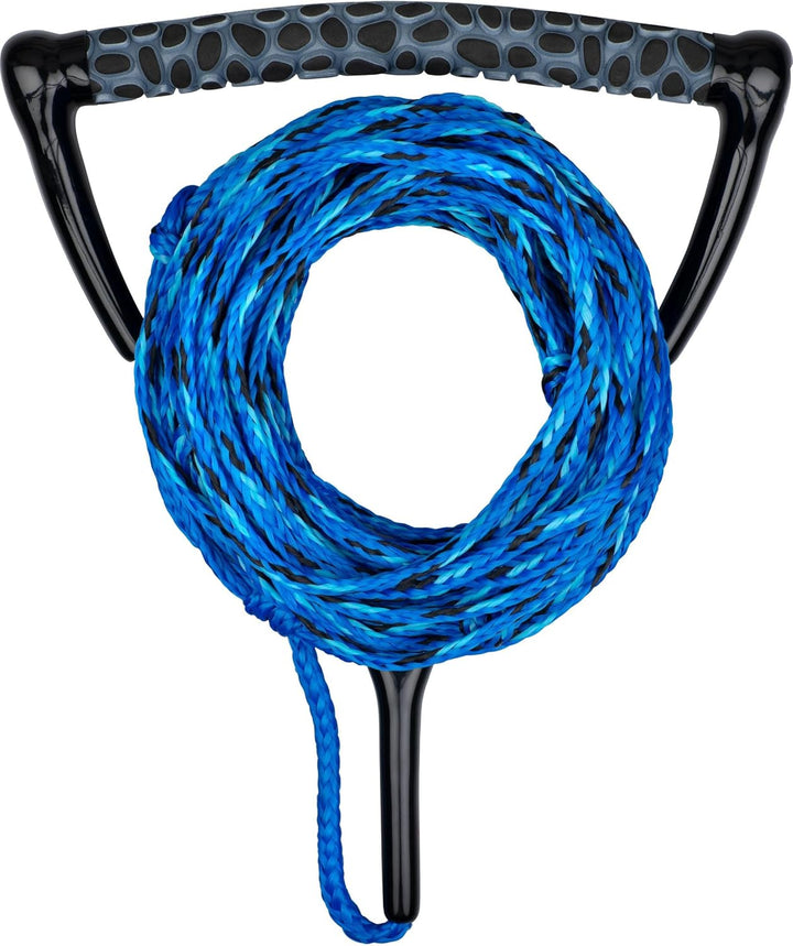 Mesle Wasserski und Wakeboard-Leine Ergo, Länge 23m Zug-Seil mit Hantel Griff blau, blau
