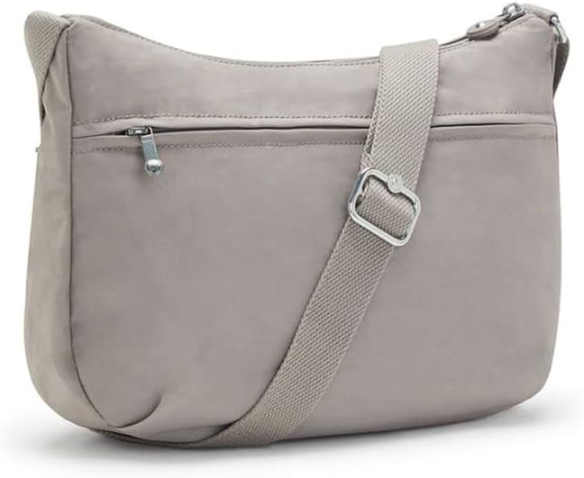 Kipling Damen Izellah Crossbody, Grey Gris, 33x23x12 cm (B x H T) EU, Grey Gris