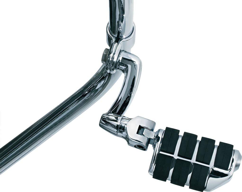Kuryakyn 4574 Motorrad-Fusssteuerung: Longhorn Offset Dually Highway Pegs mit Magnum Schnellklemmen