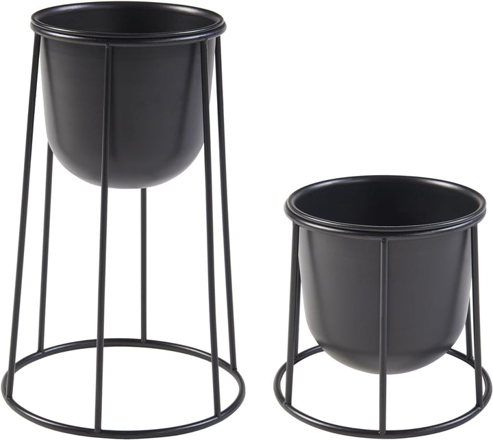 [en.casa] Pflanzenständer Nesseby 2er Set Blumentopfständer Blumentofphalter Pflanzenhocker in 2 Grö