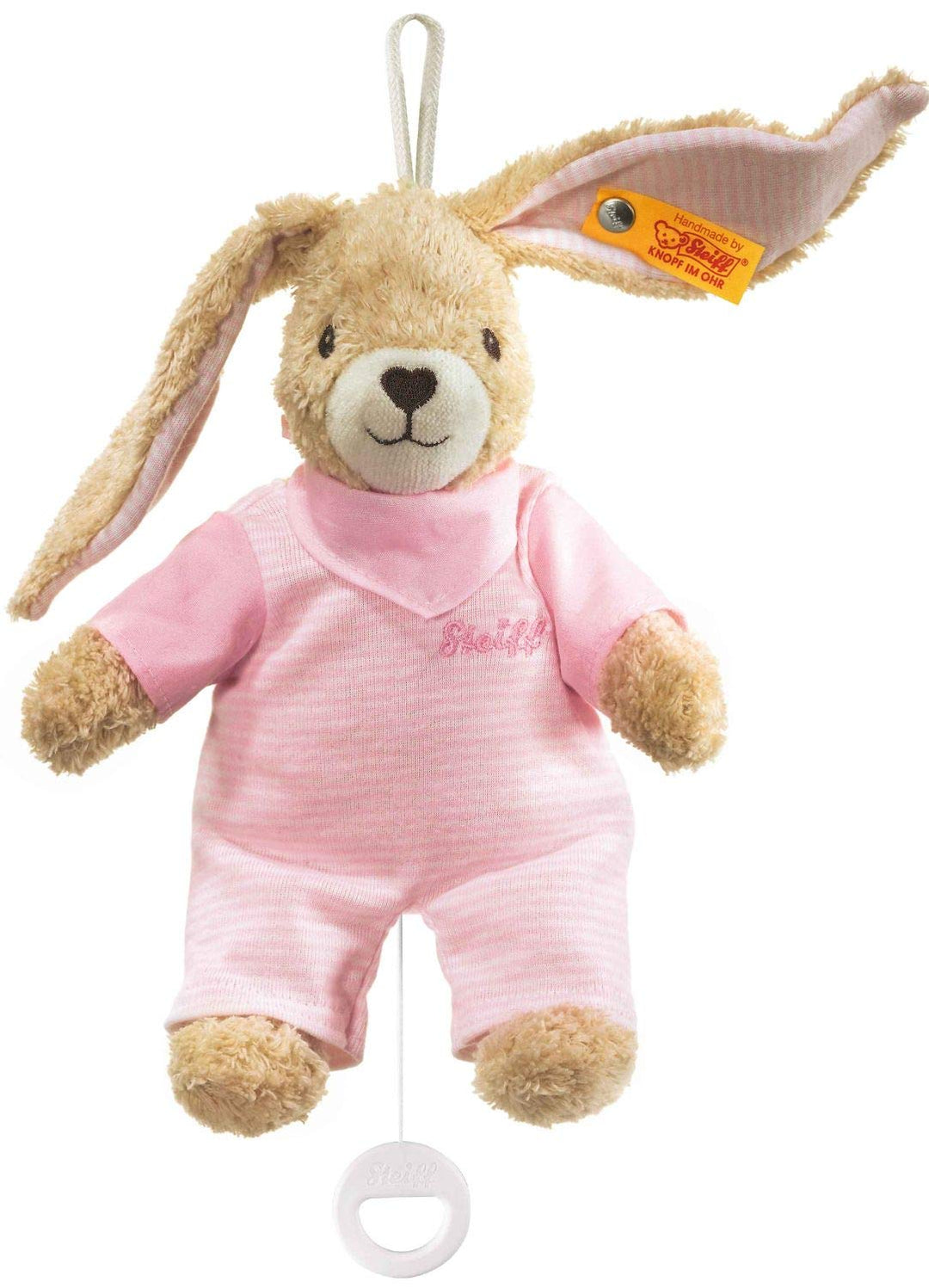 Steiff 237584 Hoppel Spieluhr 20 rosa Hase, Medium, Rosa