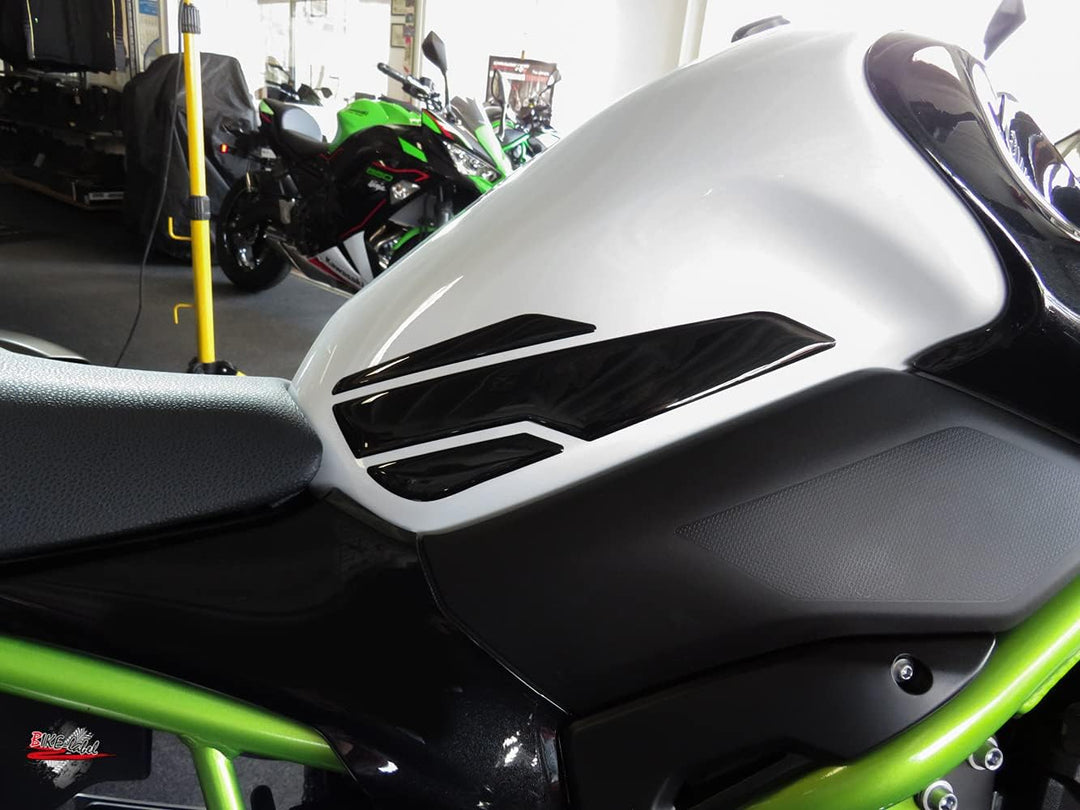 BIKE-label Tankpad Seitentank schwarz kompatibel für Kawasaki Z900 Tank 800660