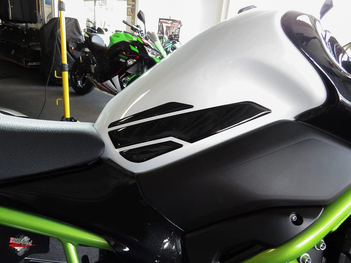 BIKE-label Tankpad Seitentank schwarz kompatibel für Kawasaki Z900 Tank 800660