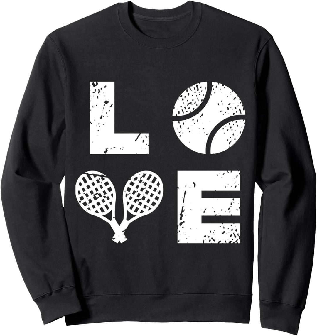 Love Tennis - Cool Tennis Gear For Tennis Player Coach Team Sweatshirt