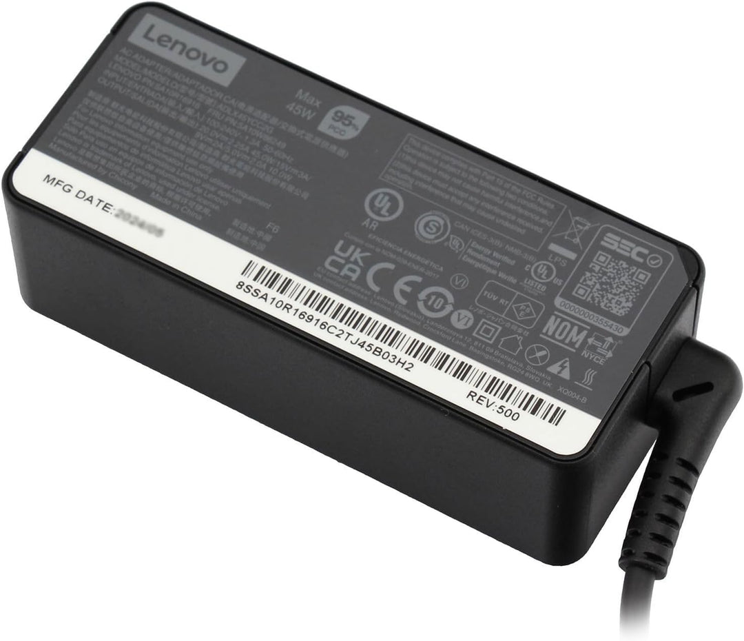 Lenovo 02DL101 Original USB-C Netzteil 45 Watt für ThinkPad A475 (20KL/20KM), E580 (20KS/20KT), T580