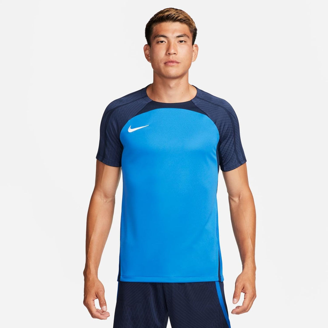 Nike Herren M Nk Df Strke Iii JSY Ss T-Shirt S Royal Blue/Obsidian/Obsidian/White, S Royal Blue/Obsi