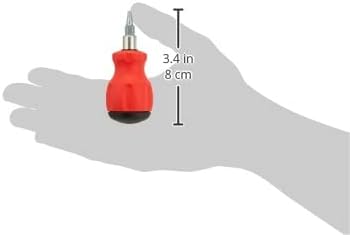 PB Swiss Tools Insider Stubby, Universalhalter Für PrecisionBits C6 1/4", SwissGrip Kurzer Griff, Mi