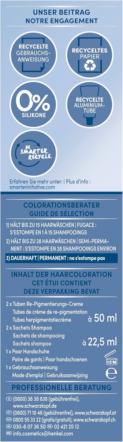 Men Perfect Re-Nature Männer Mittelblond bis Mittelbraun (2x 145 ml), Re-Pigmentierungs-Creme, stell