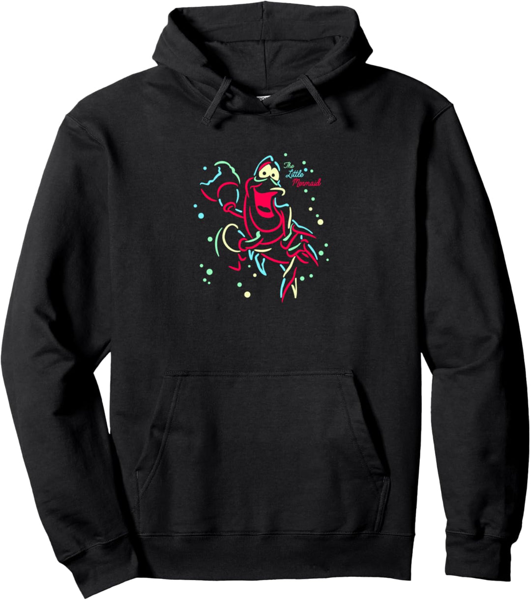 Disney Little Mermaid Neon Sebastian Pullover Hoodie