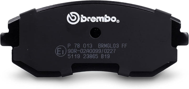 Brembo P 78 013 Bremsbelagsatz, Scheibenbremse - (4-teilig)