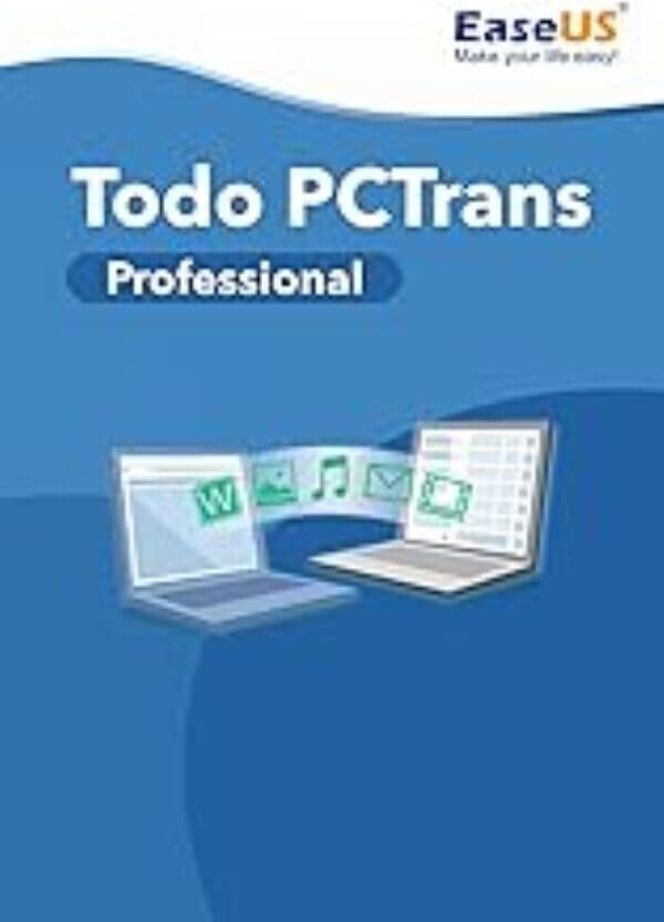 EaseUS Todo PCTrans Professional WIN 1 Jahr Lizenz 2 PC (Product Key Zertifikat per Mail + Post)