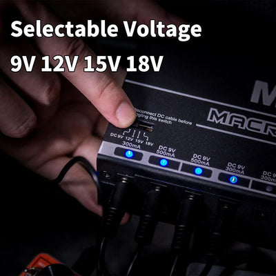 Mooer Macro Power S12 - Power Supply with 12 Isolated Ports