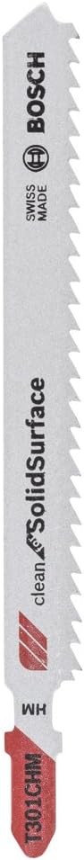 Bosch Professional Stichsägeblatt (3 Stück, für Kunststoffe bis zu 65 mm, Zubehör für Stichsäge), 26