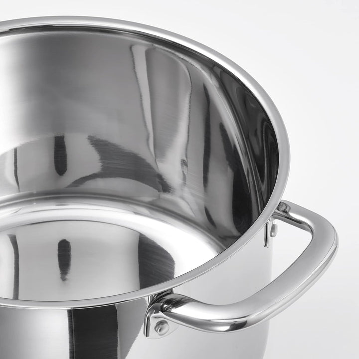 IKEA IKEA 365+ Topf mit Deckel, 5,0 l, Edelstahl