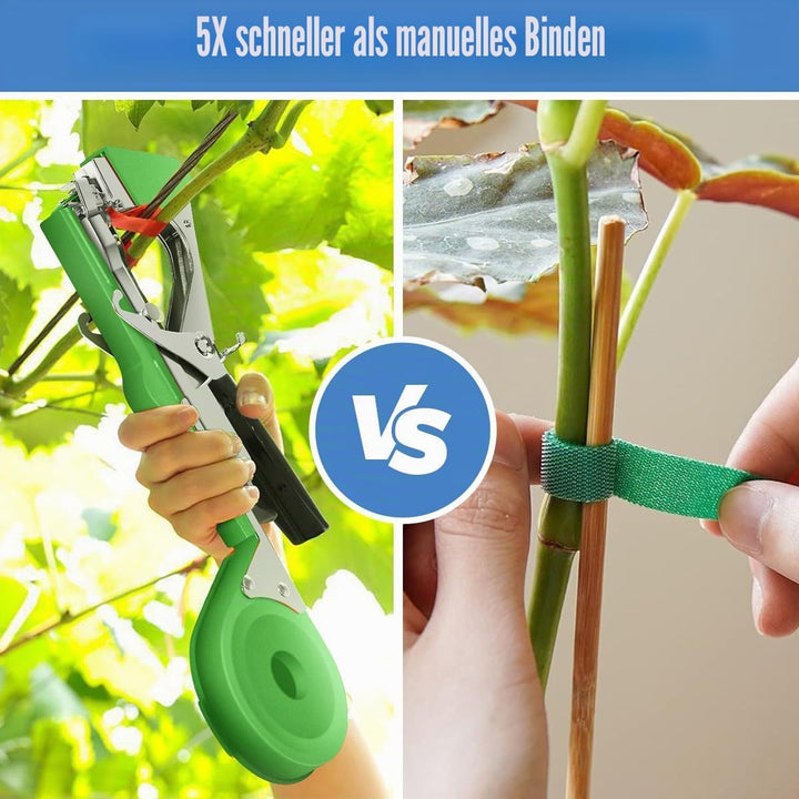 Pflanzenbindemaschine für schnelles und einfaches Binden von Tomaten, Paprika und Gurken - ideal für