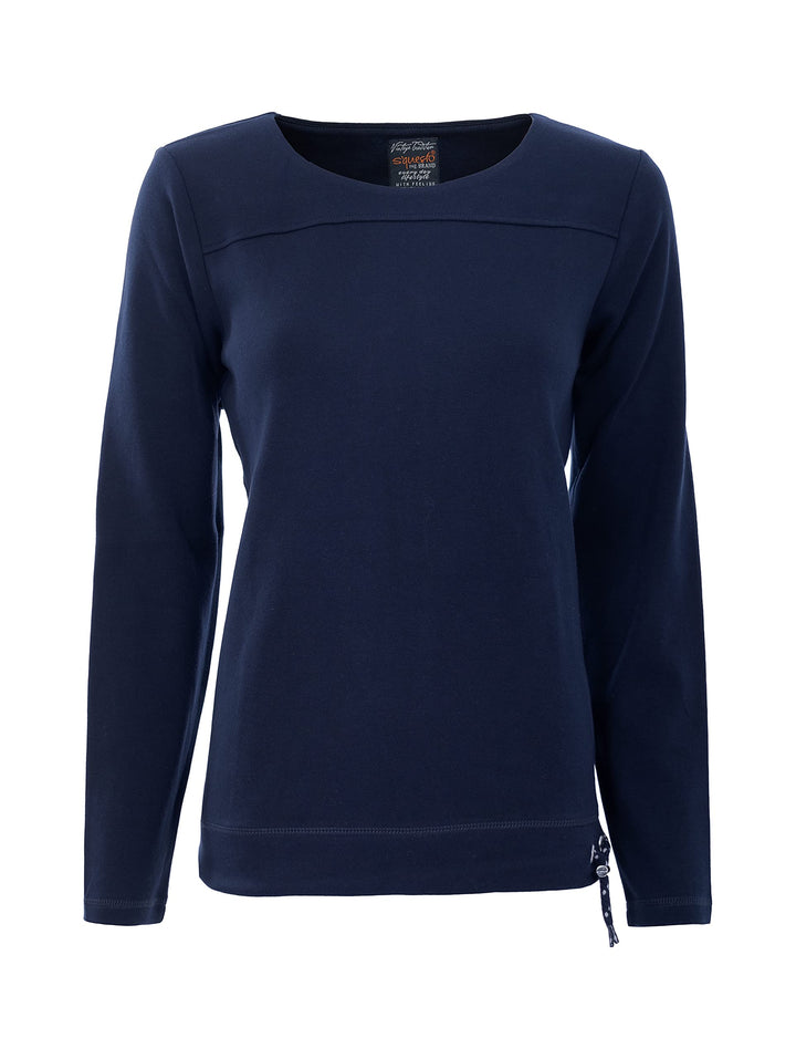 s`questo Damen Sweater Casual 34 Blau, 34 Blau