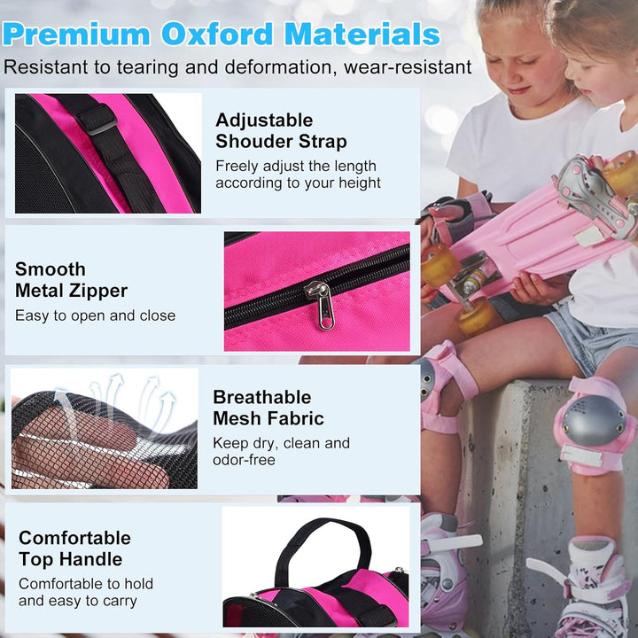 SLTAXAR Rollschuh Tasche Inliner Tasche Kinder Skatertasche Schlittschuhe Tasche für Inliner Ice Ska